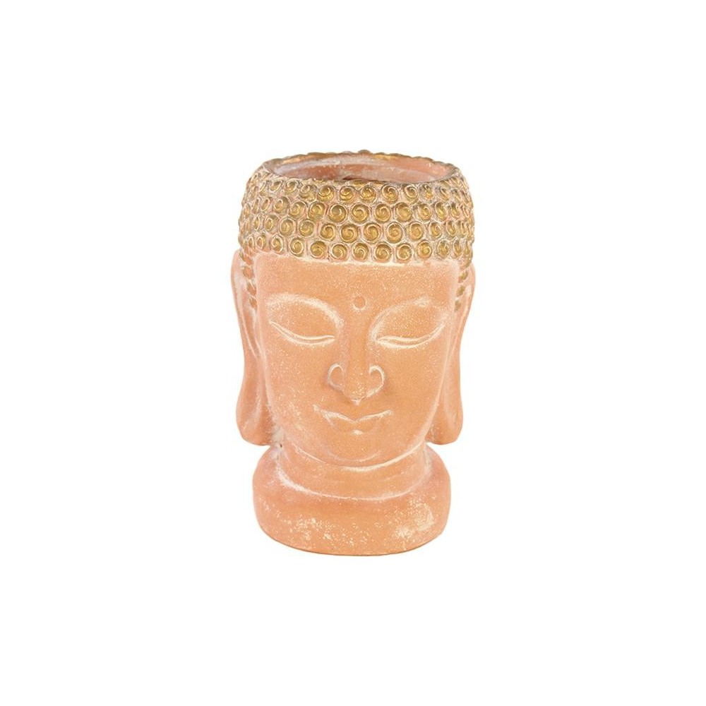 BUDDHA TERRACOTTA 25X24X35CM ORO PORTAVASO